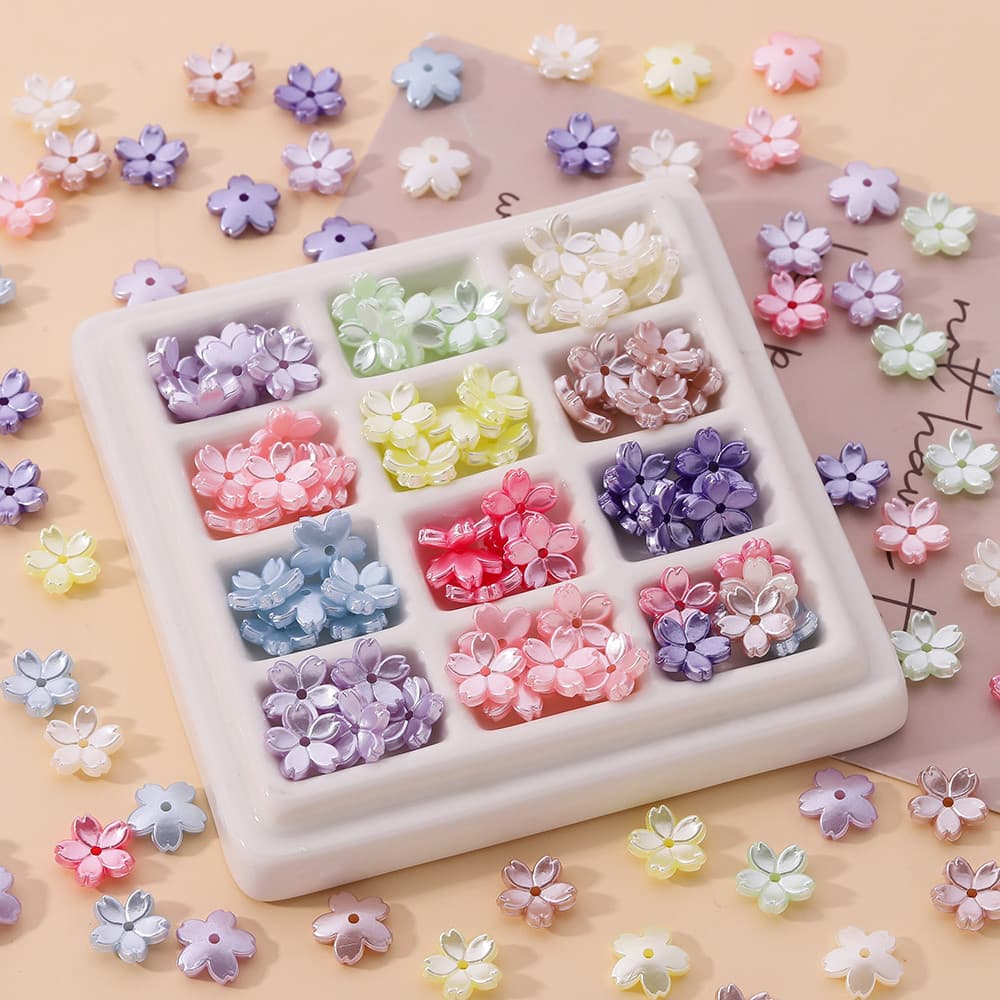 ลูกปัดมุก 50 ชิ้น ขนาด 11mm ทำจากวัสดุ ABS เลียนแบบไข่มุก สําหรับใช้งาน DIY ในสร้อยข้อมือและสร้อยคอมุก รูปที่ 2