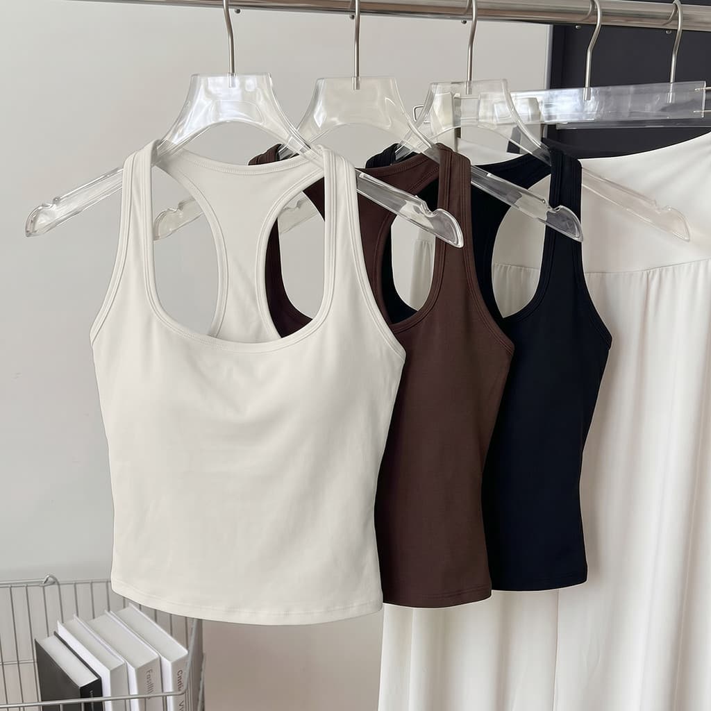 MAGIEYOGA สปอร์ตบรา H-shaped Beauty Back เสื้อกั๊กกันกระแทกวิ่งออกกําลังกาย รูปที่ 1