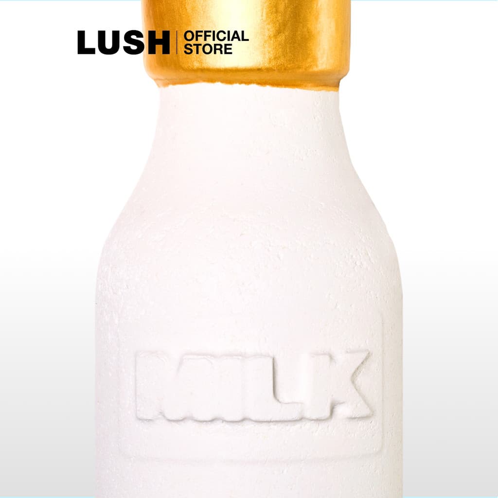 LUSH บับเบิ้ลบ็อทเทิล บับเบิ้ลบาธ บาร์ ตีฟอง ในอ่างอาบน้ำ ใช้ซ้ำได้ MILKY BATH REUSABLE BUBBLE BOTTLE 190g รูปที่ 4