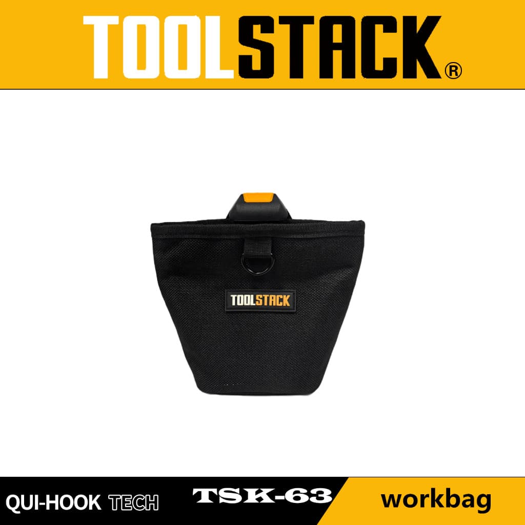 Toolstack กระเป๋าเครื่องมือผู้ชายทนทานกระเป๋าเล็บอุปกรณ์เครื่องมือทํางาน TSK-63 รูปที่ 1