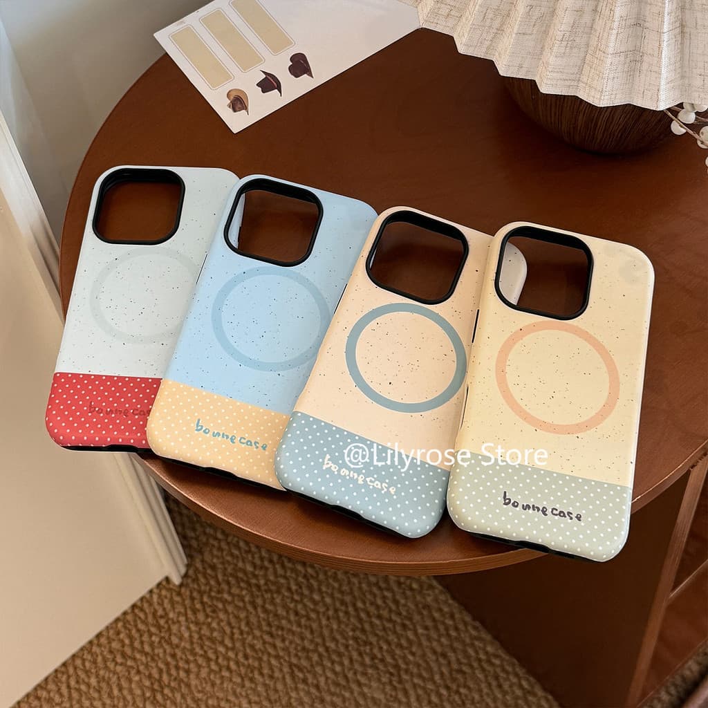 เคส iPhone 17ProMax 17Pro 17 16ProMax 16Pro 16 15ProMax 15Pro 15 Apple iPhone Case 17Air 14 13 11 16Plus 15Plus 14Plus Magnetic Simple Red Blue Yellow Desk Holder Hard รูปที่ 9