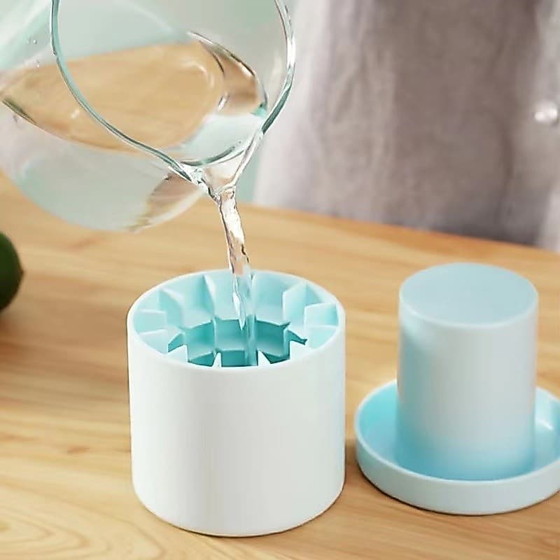 แม่พิมพ์ซิลิโคน ทรงกลม ทําน้ำแข็ง โฮมเมด DIY สําหรับตู้เย็น ถังน้ำแข็งถาดน้ำแข็งแม่พิมพ์ครัวเรือนกระบอกซิลิโคนก้อนน้ำ รูปที่ 1