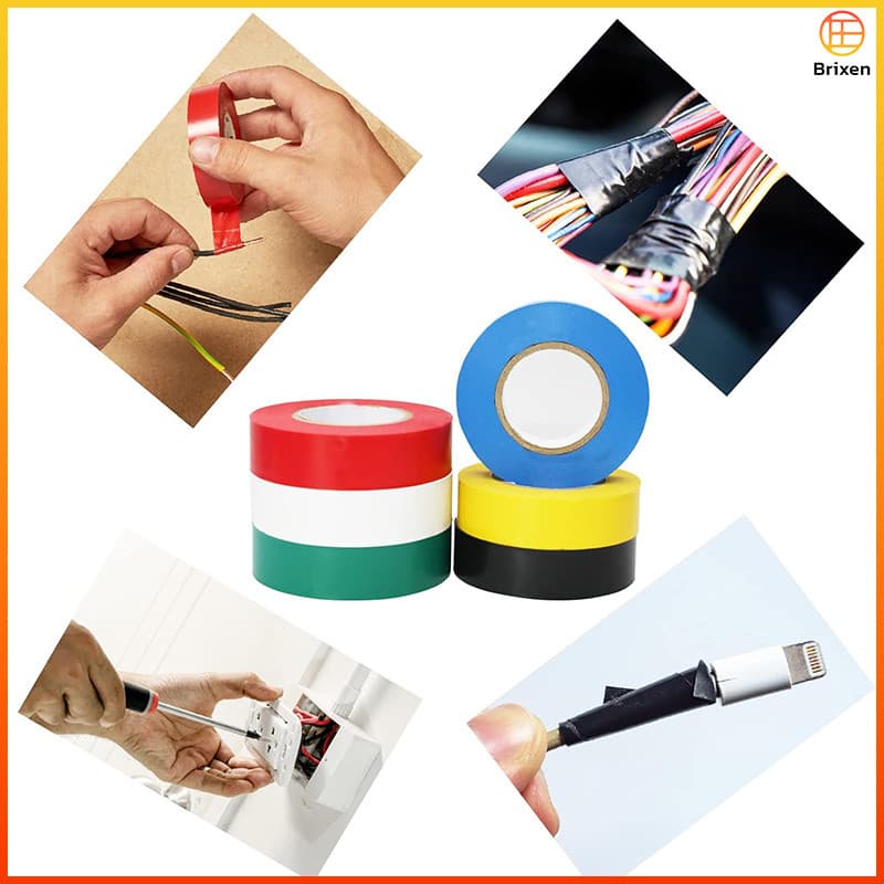 เทปพันสายไฟ เทปฉนวนไฟ PVC หนา คุณภาพญี่ปุ่น กันน้ำกันไฟป้องกันอันตรายจากไฟฟ้า รูปที่ 6