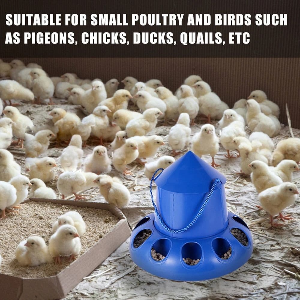 FOVIUPET 1ชิ้นไก่ป้อนอัตโนมัติ,11หลุม25x23เซนติเมตรสัตว์ปีกป้อน,ทนทานพลาสติกตู้อาหารชามสําหรับไก่ หงส์ รูปที่ 9