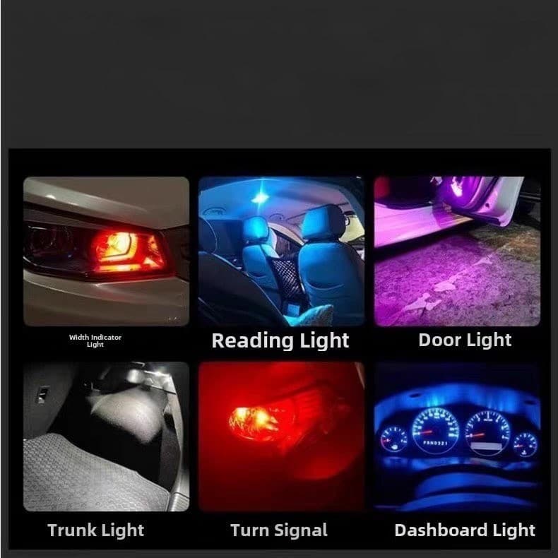 หลอดไฟ LED รุ่นใหม่ เหมาะสำหรับติดตั้งข้างประตูรถ W5W T10 168 2825 COB หลอดไฟ LED รูปที่ 7