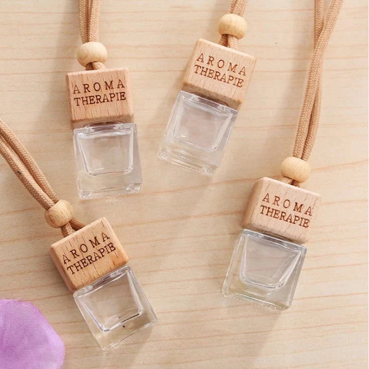 ขวดน้ำหอมรถยนต์ แบบแขวน ขนาด 8 ml น้ำหอมแขวนในรถ ขวดเปล่า รูปที่ 3