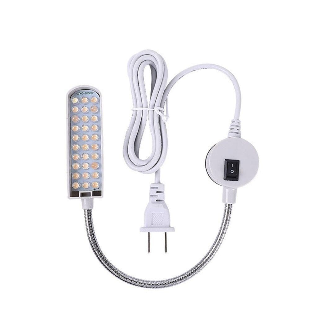 OilStars จัดส่งในประเทศไทย 30 LED จักรเย็บผ้าอุตสาหกรรม Lighg โคมไฟเสื้อผ้าอุปกรณ์เสริมไฟทํางาน 360° คอห่านแบบยืดหยุ่น รูปที่ 5