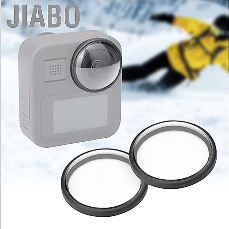 Jiabo ฟิล์มกันรอยหน้าจอเลนส์ 2 ชิ้นไปที่กล้อง GoPro max รูปที่ 1