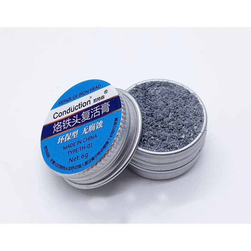 # # TH-01 หัวแร้งบัดกรี ดีบุก Activator ทําความสะอาดปลายหัวแร้ง ฟรีตะกั่ว 6 กรัม # รูปที่ 3