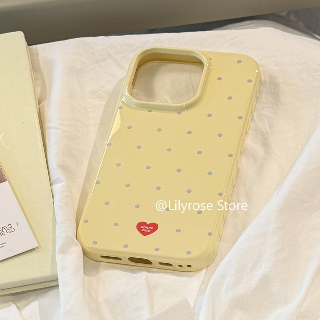 เหมาะสําหรับ iPhone 17ProMax 17Air 17Pro Apple iPhone Case 15ProMax 14ProMax 13ProMax Collision Color Simple Polka Dot Anti Fall Blue รูปที่ 9