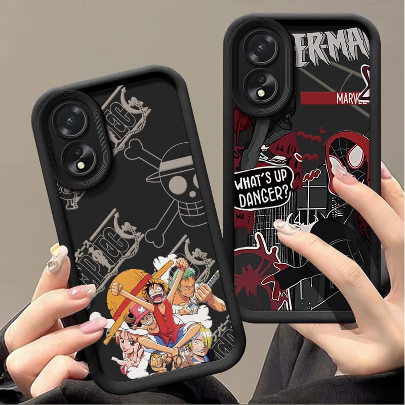 เคส Oppo a18 a38 OPPO a17 a17k a98 5G a78 5G a58 a60 reno 8t 5G กรณี แฟชั่นป้องกันการล่มสลายเคสโทรศัพท์สําหรับ รูปที่ 2