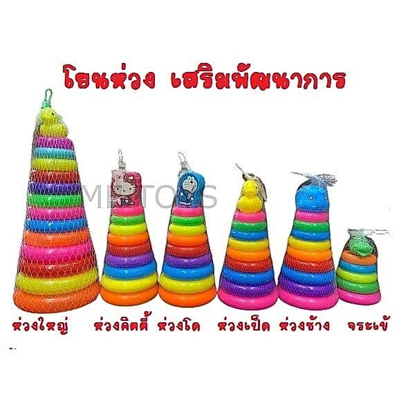 โยนห่วงเป็ด เป็ดโยนห่วง ของเล่นเสริมพัฒนาการเด็ก โยนห่วง ของเด็กเล่น มีเก็บปลายทาง รูปที่ 1
