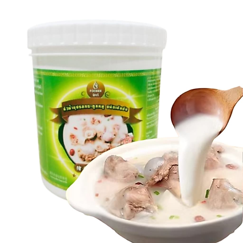 ซุปกระดูกหมูน้ำข้น ซุปกระดูกวัวข้น หม่าล่าสายพาน มีราคาส่ง ร้านอาหาร 猪骨味1kg รูปที่ 1