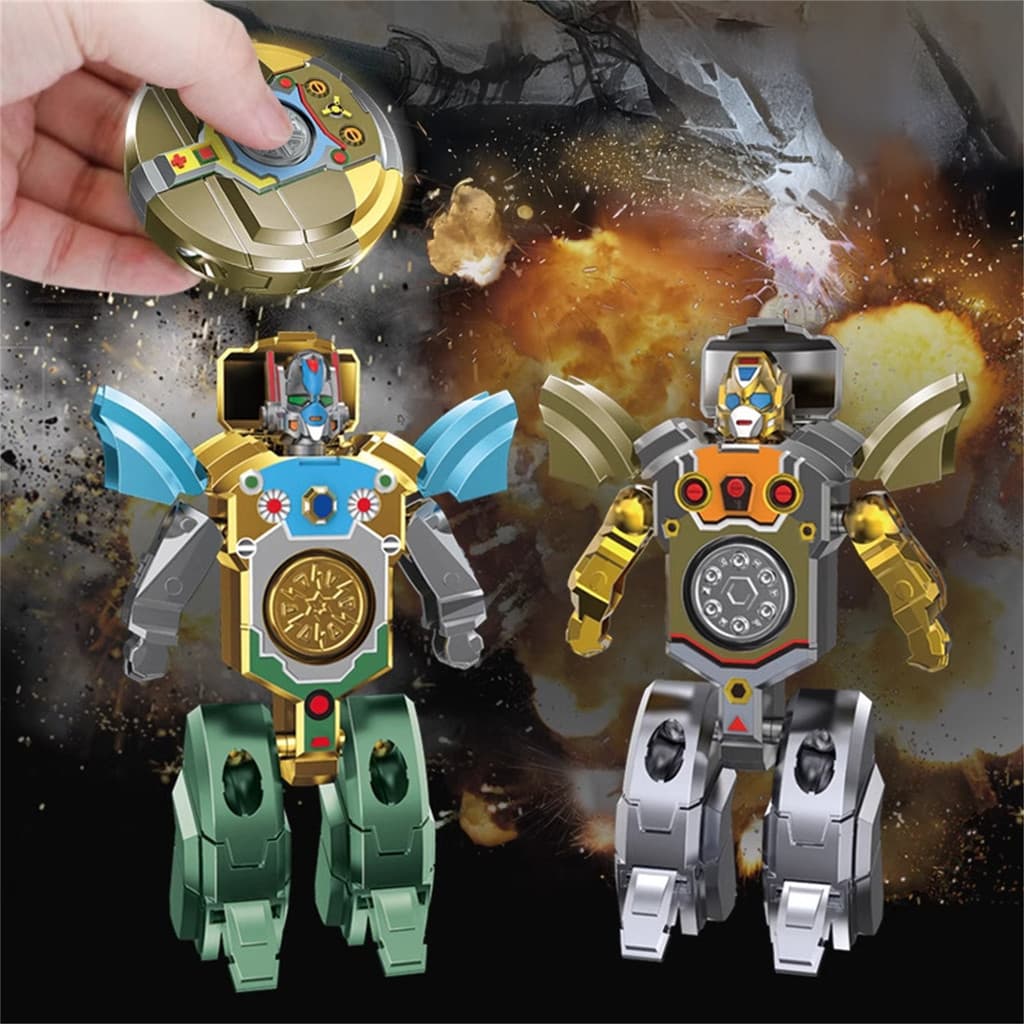 Shape-forming Robot Fidget Toy Transforming Robot Fidget Spinner สําหรับผู้ใหญ่วัยรุ่นเด็กความเครียดบรรเทา รูปที่ 6