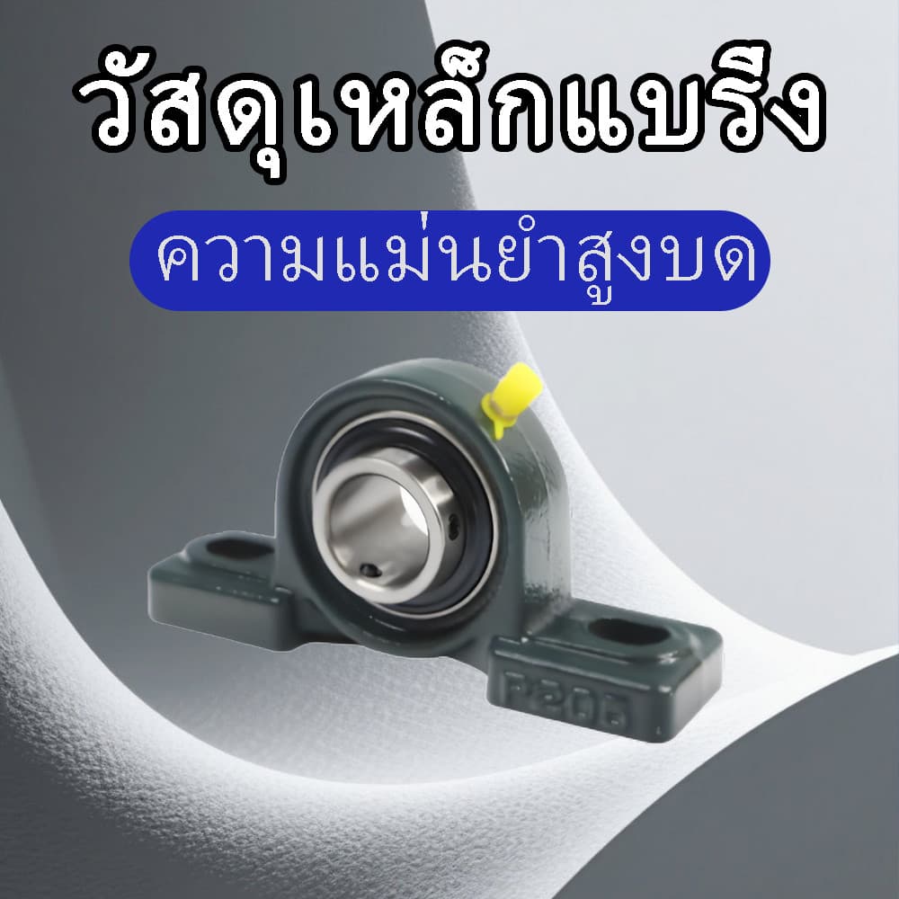 UCP205-16 ตลับลูกปืนตุ๊กตา BEARING UNITS สำหรับเพลา 1 นิ้ว รูปที่ 1