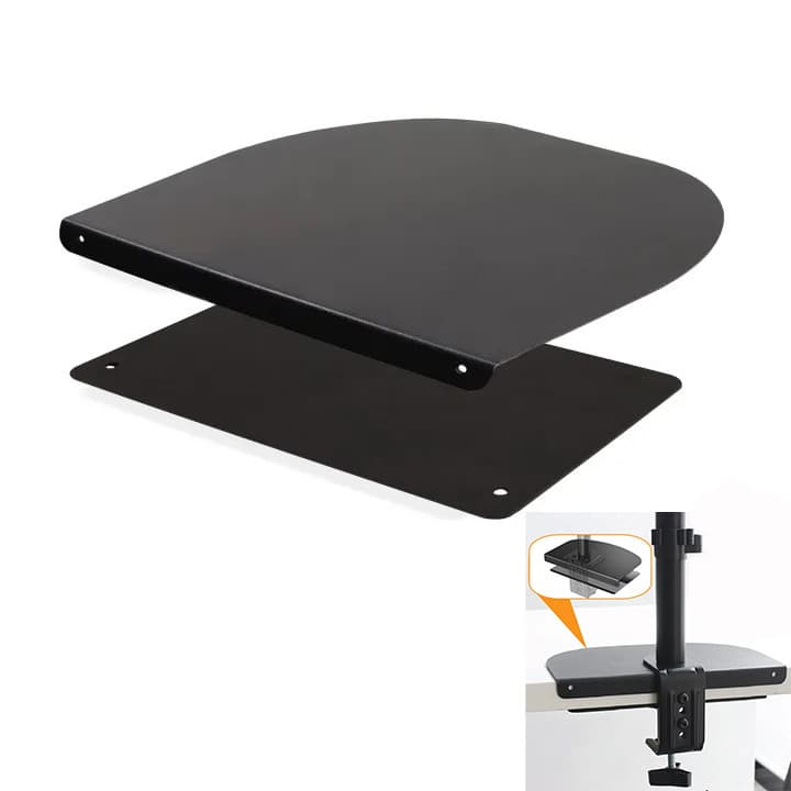 แผ่นรองกระจัง Monitor Arm Reinforcement Plate สำหรับติดตั้งขาตั้งจอคอมแบบหนีบกับโต๊ะ รูปที่ 1
