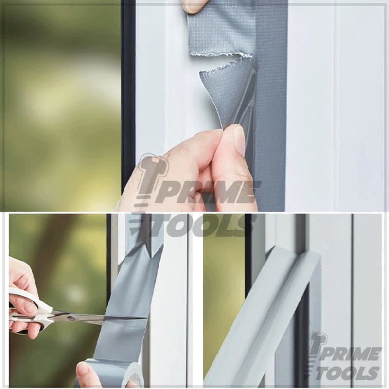 เทปผ้าใบปิดรอยรั่ว Cloth tape เทปกันลม 5*100cm ความหนืดสูง กันน้ำ ทนทานต่อการสึกหรอ ฉีกออกได้โดยไม่ทิ้งคราบ รูปที่ 7
