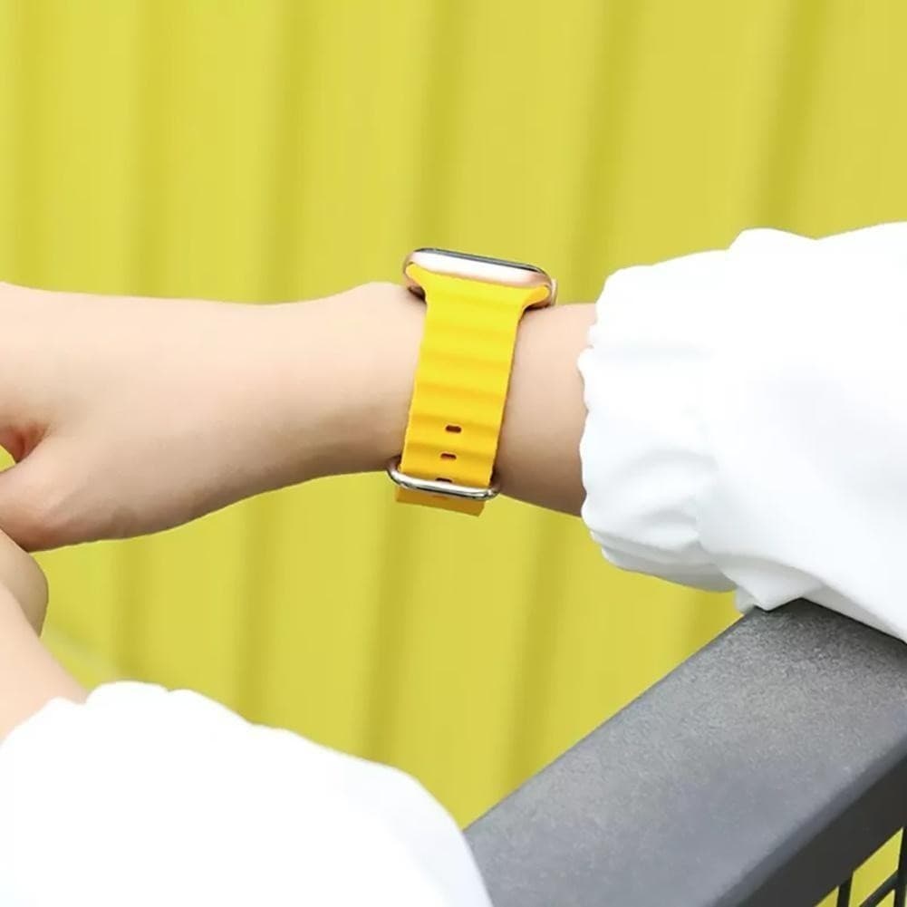 สายรัดซิลิโคนสำหรับ for IWatch Apple Watch Ultra / SE 3 2 Series 11 10 9 8 7 6 5 4 49 46 45 44 42 41 38 มม รูปที่ 3