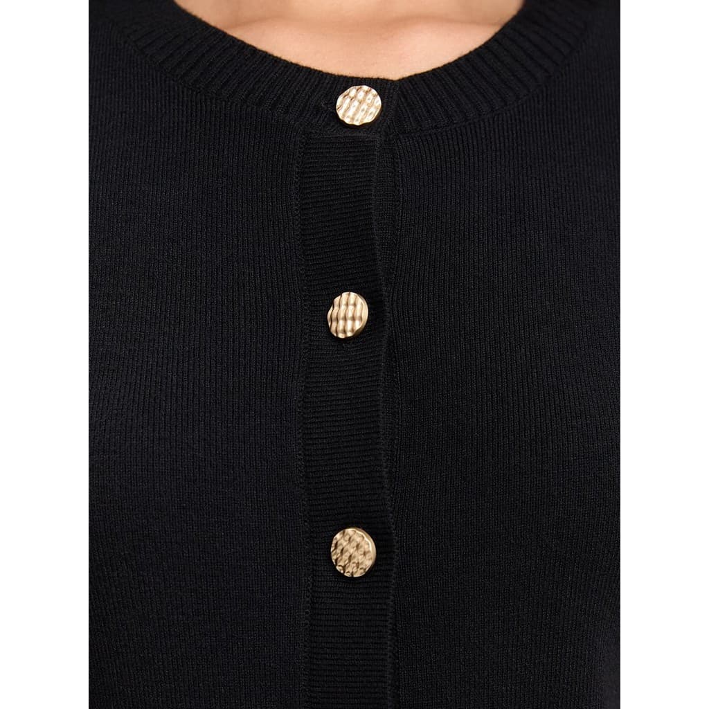 เดรสพลีทยาวผ้าไหมพรมมาพร้อมกระดุมทั้งตัว / Knitted Pleated Button Midi Dress รูปที่ 7