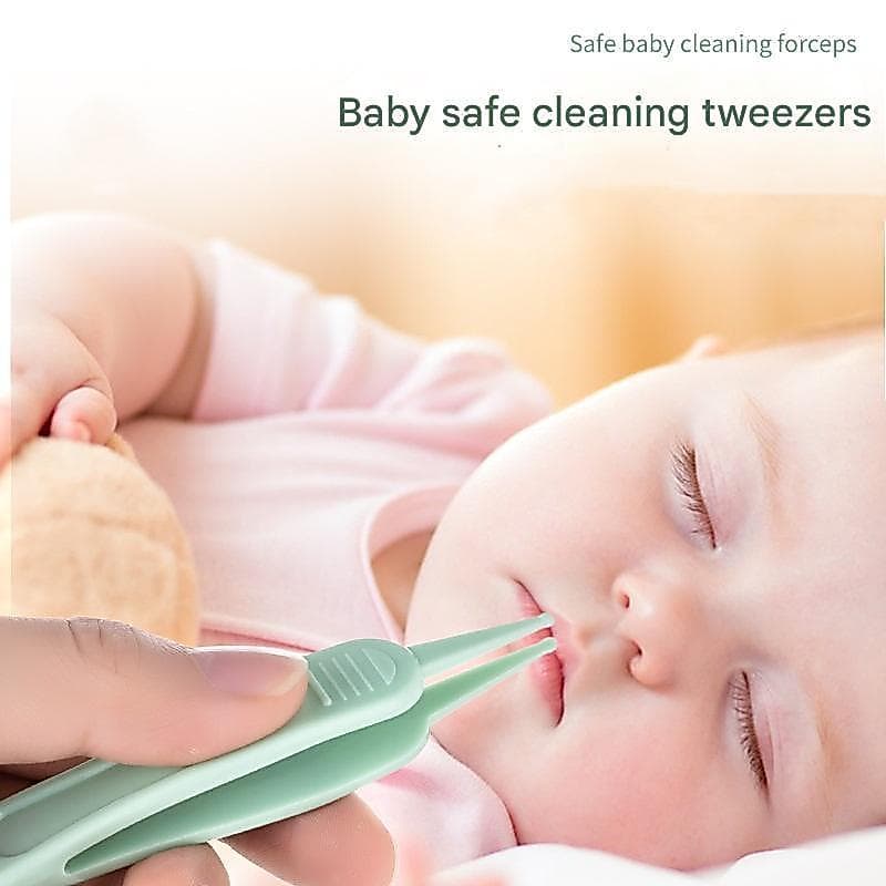 คลิปทําความสะอาดจมูกเด็กแหนบหู Naval ทําความสะอาดเด็กทารกขุด Booger Safety Care หัวกลม Clamp Forceps จมูกเด็กทารก Nostril ทารกแรกเกิด Body Care พลาสติกสําหรับ Ea รูปที่ 1
