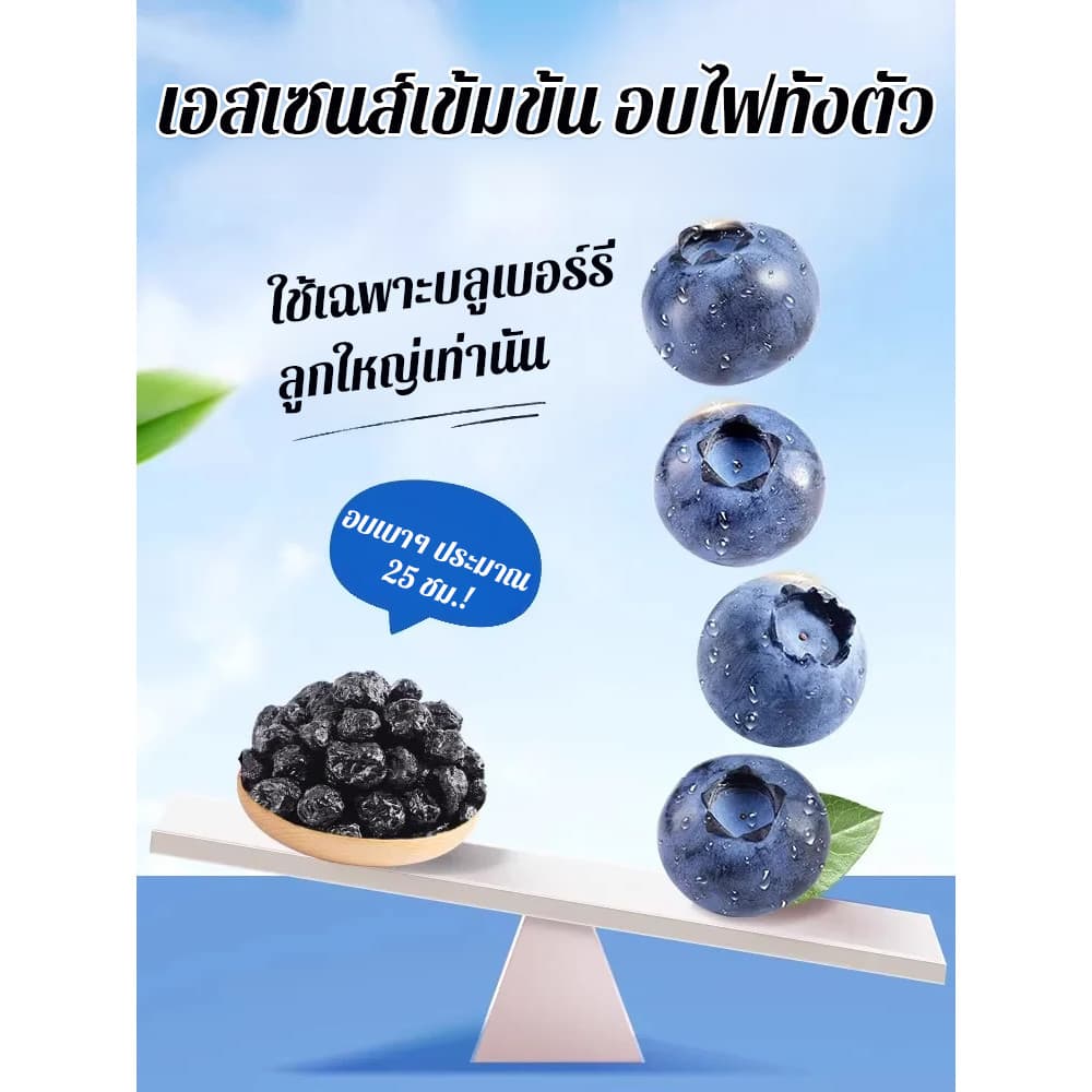 ผู้ขายในพื้นที่บลูเบอร์รี่อบแห้งเกรดพรีเมียมไม่มีน้ำตาล อุดมไปด้วยแอนโทไซยานิน พร้อมทาน 100กรัม/ถุง อาหารอร่อย อุดมไปด้วยแอนโทไซยานิน บลูเบอร์รี่แห้ง บลูเบอร์รี่ รูปที่ 3