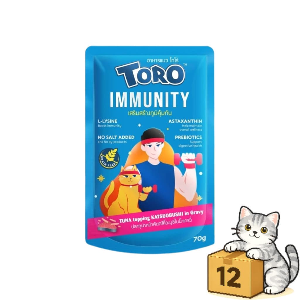 Toro โตโร่ อาหารเปียกแมว สูตรเกรนฟรี สำหรับแมวทุกวัย เปียกแมว ซอง 70g รูปที่ 3