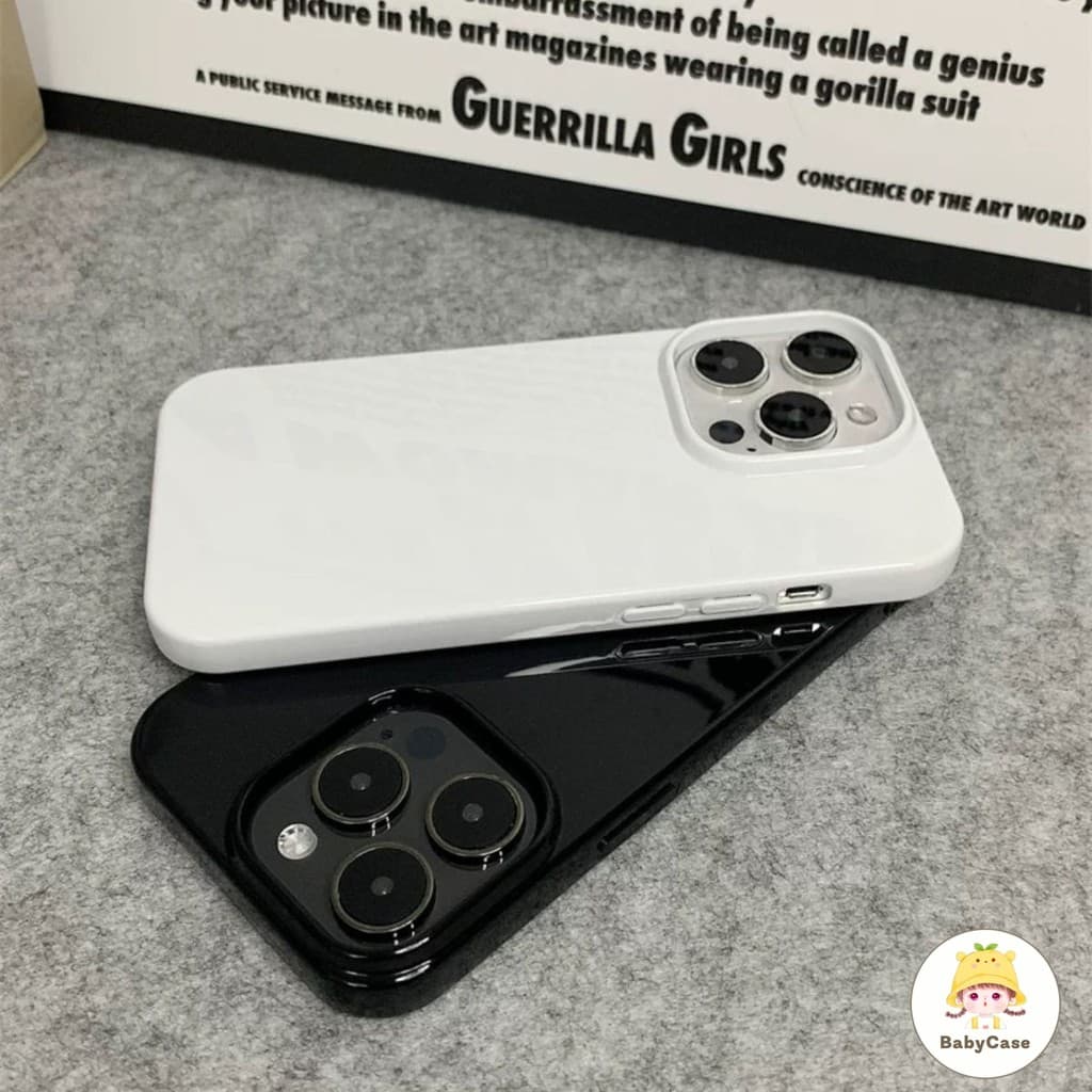 เคสไอโฟน 13 สำหรับ iPhone 16 14 12 15 11 Pro Max 16 15 7 8 Plus 12Mini 13 Mini XR X XS Max ฝาครอบพื้นผิวมันวาวที่หรูหรา รูปที่ 4