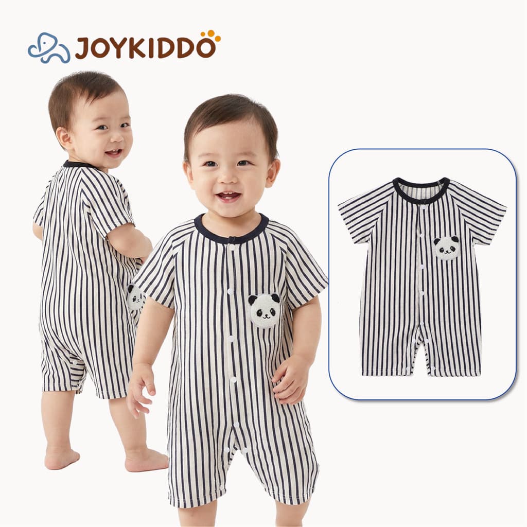 ฤดูร้อนสไตล์ใหม่เสื้อสเวตเตอร์ถักทารกแรกเกิด Romper การ์ตูน Folio Jumpsuit คอกลม Romper รูปที่ 1