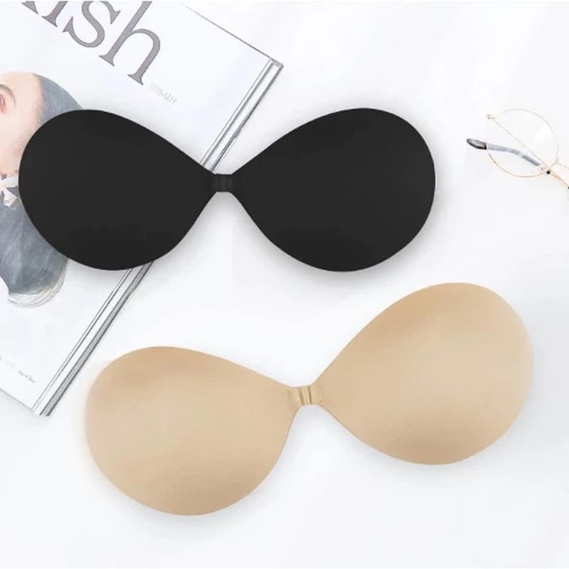 บราปีกนก Soft bra บราไร้ขอบ บราปีกนกทรงกลม ปรับทรงและกาวใหม่ ติดแน่นกว่าเดิม ช่วยดันทรง อกชิด บรากลมรุ่นใหม่ รูปที่ 9