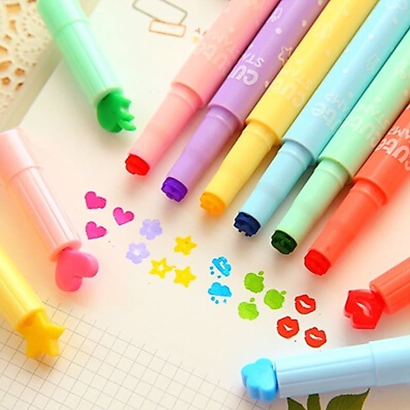ปากกามาร์กเกอร์หมึก สีแคนดี้ แบบสร้างสรรค์ สําหรับสํานักงาน โรงเรียน