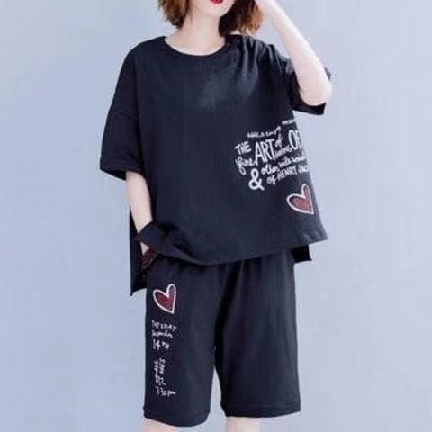 no1shop “ เทรนด์เกาหลี ชุด 2 ชิ้น”เสื้อผ้าแฟชั่นกีฬาลำลองสำหรับผู้หญิง ชุดเซต 2ชิ้น รูปที่ 8