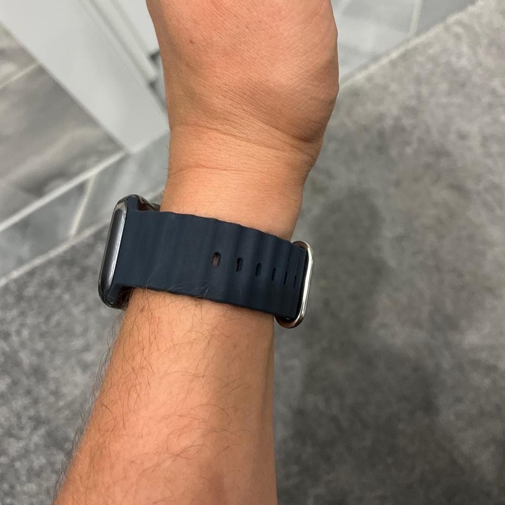สายรัดซิลิโคนสำหรับ for IWatch Apple Watch Ultra / SE 3 2 Series 11 10 9 8 7 6 5 4 49 46 45 44 42 41 38 มม รูปที่ 5