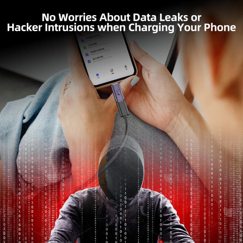 HdoorLink USB Data Blocker Anti Hacking ชาร์จเท่านั้นสะดวก Data Sync Blockers USB Defenders สําหรับการเดินทางชาร์จป้องกันความเป็นส่วนตัวรั่ว รูปที่ 7