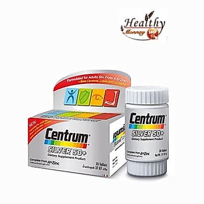 ถูกแท้ ล๊อตใหม่ล่าสุด Centrum Silver เซนทรัม ซิลเวอร์ 50+ อาหารเสริมสำหรับผู้สูงอายุ รูปที่ 1