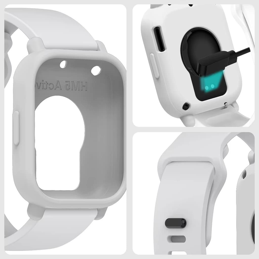 สายรัดซิลิโคน 2 ใน 1 + กรณี for Smartwatch Xiaomi Redmi Watch 5 Active อุปกรณ์ครอบกรอบยางกีฬา for Redmi Watch 5 Lite รูปที่ 2