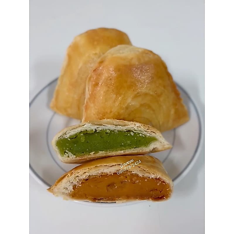 ขนมจีบสังขยา มีหลายรส อร่อยมาก แพค4ชิ้น รูปที่ 1