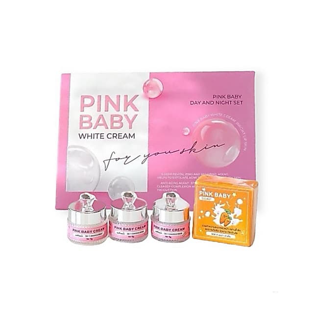 Pink Baby White Cream ครีมบำรุงผิวหน้า พิ้งค์ เบบี้ มี2ขนาด รูปที่ 1
