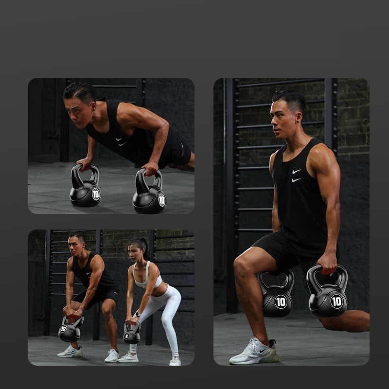 เคตเทิลเบล ดัมเบล 2kg 4 kg 6kg 8kgดรัมเบล Kettlebells dumbell dumbbell ดัมเบลลูกตุ้ม สำหรับสร้างบั้นท้าย รูปที่ 2
