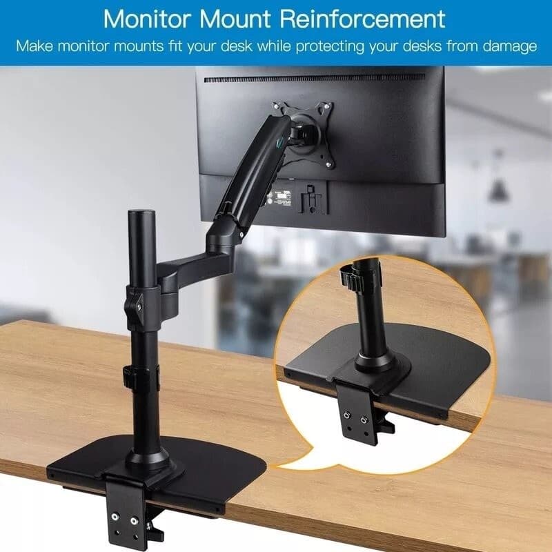 แผ่นรองกระจัง Monitor Arm Reinforcement Plate สำหรับติดตั้งขาตั้งจอคอมแบบหนีบกับโต๊ะ รูปที่ 7