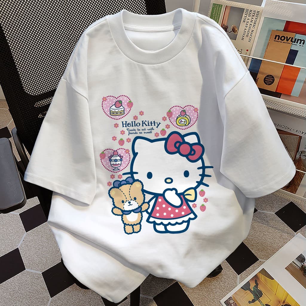 เสื้อสีชมพู BOOM เสื้อยืดผู้หญิงน่ารักๆ 100%Cotton สไตล์เกาหลี เหมาะสำหรับผู้หญิงและนักเรียน COD รูปที่ 1