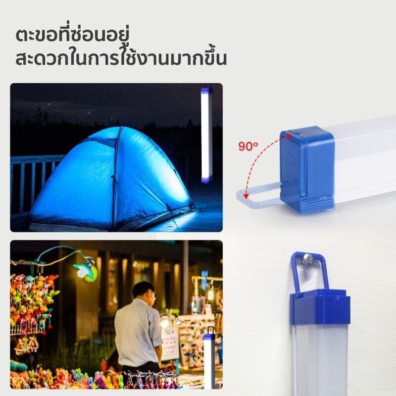 VP ไฟ LED แบบชาร์จไฟแบบพกพา ไฟฉุกเฉิน LED ไฟ LED ไร้สาย ไฟ LED แบบชาร์จไฟ USB ไฟฉุกเฉินกลางคืน 30W/60W/80W/100W รูปที่ 4