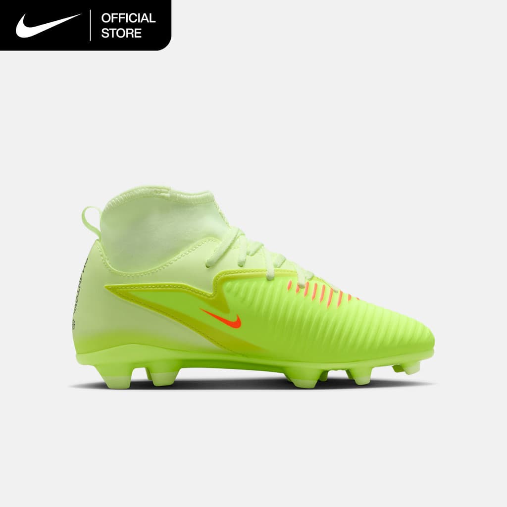 Nike Older Kids' Jr. Phantom 6 High Club Multi-Ground Soccer Cleats - Hyper Crimson รูปที่ 4