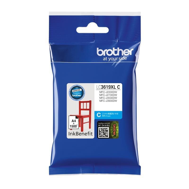 หมึกอิงค์เจ็ท ฟ้า Brother LC-3619XL รูปที่ 1