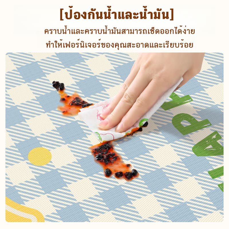 ผ้าปูโต๊ะ PVC การ์ตูน กันน้ำ-กันน้ำมัน ทำความสะอาดง่าย ปลอดภัยไม่มีสารพิษ ไซส์ 60x120 / 90x140 ซม รูปที่ 7