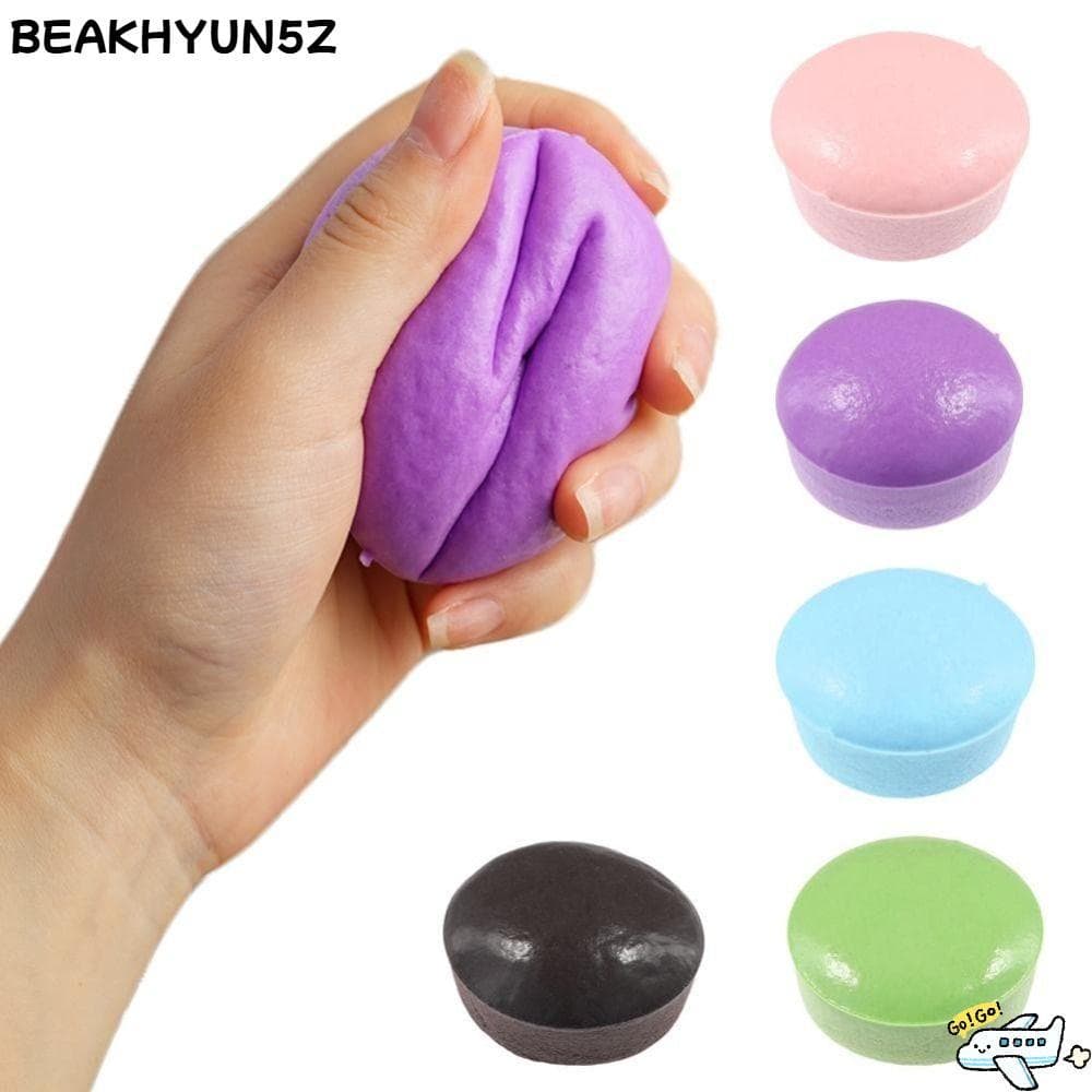 BEAKHYUN5Z ของเล่นบีบ, ความเครียด Release Plushie ตุ๊กตาบีบอัด, Kawaii เค้กตกแต่งฟื้นตัวช้าน่ารักปล่อยความวิตกกังวลของเล่น รูปที่ 1