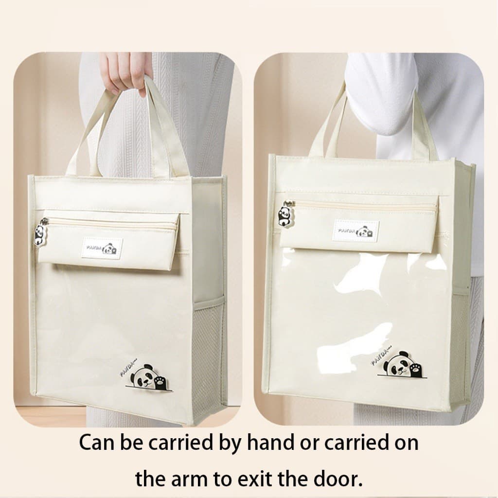 สินค้ามีคุณภาพ ซองซิปใส่เอกสาร หนังสือ สูง33CM มีหูหิ้ว กระเป๋าเรียน กันน้ำได้ ที่ใส่แฟ้มอเนกประสงค์ สำหรับนักเรียน รูปที่ 7