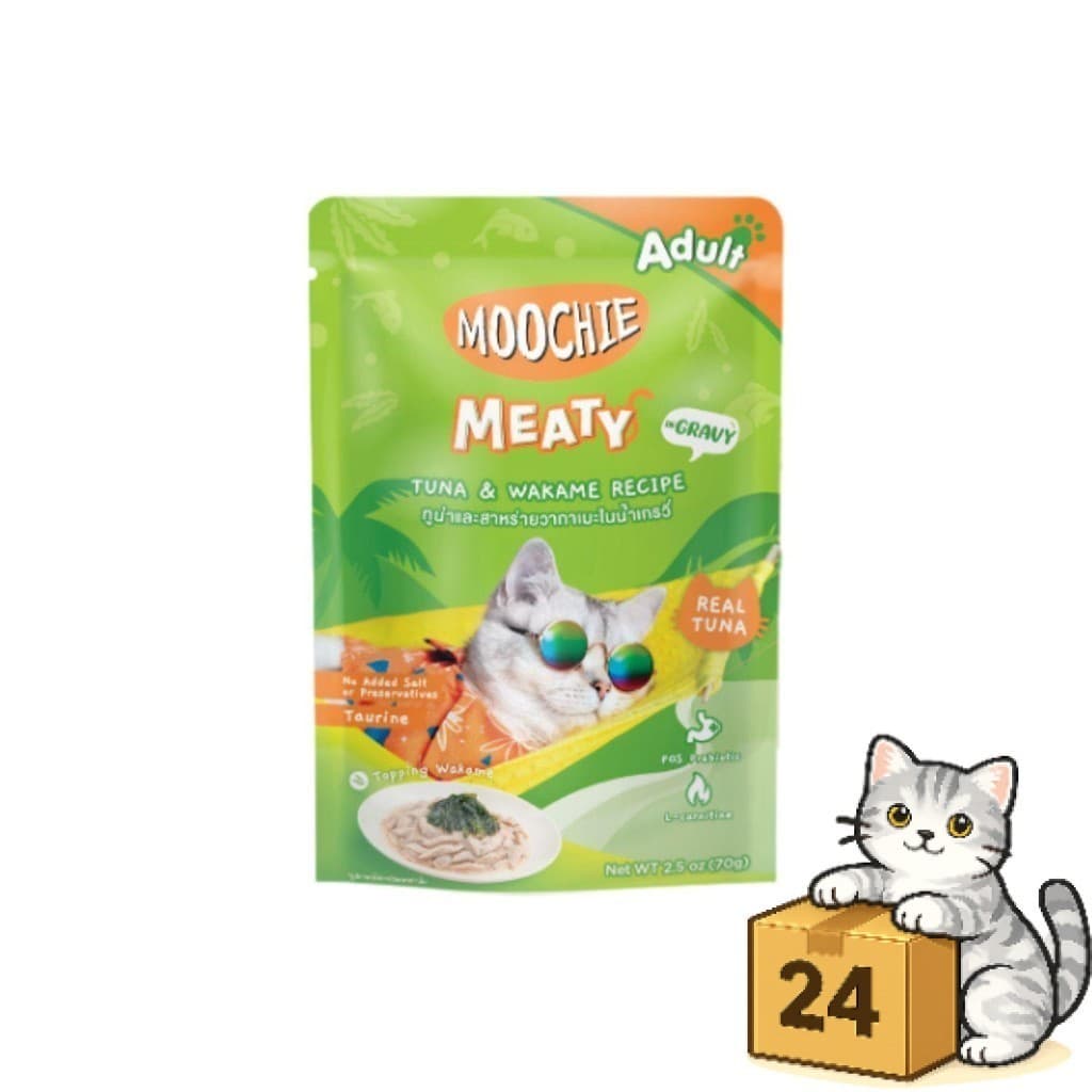 Moochie มูชี่ อาหารเปียกแมว รวมสูตร ไม่เติมเกลือ หลายรส เปียกแมว ขนาด 70-85g รูปที่ 3