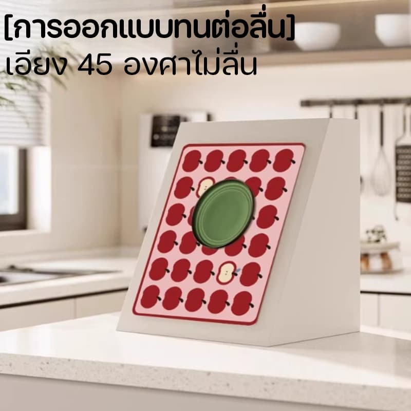 แผ่นรองจาน ลายการ์ตูน น่ารัก ดูดซับน้ำได้ดี ทำความสะอาดง่าย 30x40cm กันน้ำ สำหรับ โต๊ะอาหาร จาน รูปที่ 4