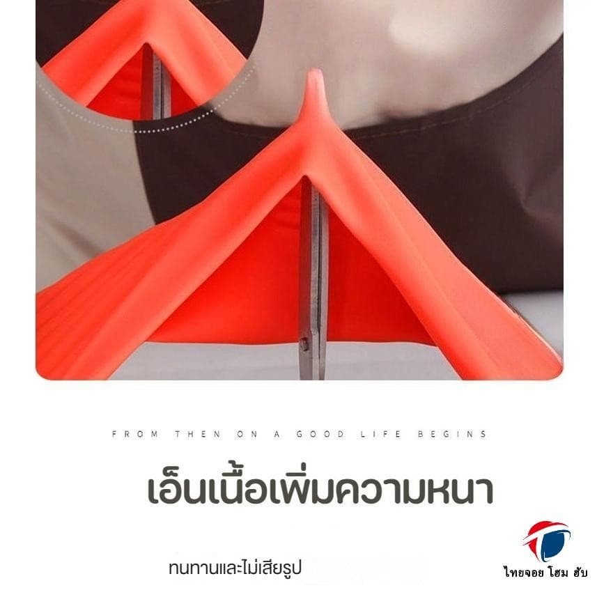ถุงมือล้างจานยางแขนยาว 38 ซม. กันน้ํา สําหรับทําความสะอาดในครัว รูปที่ 8