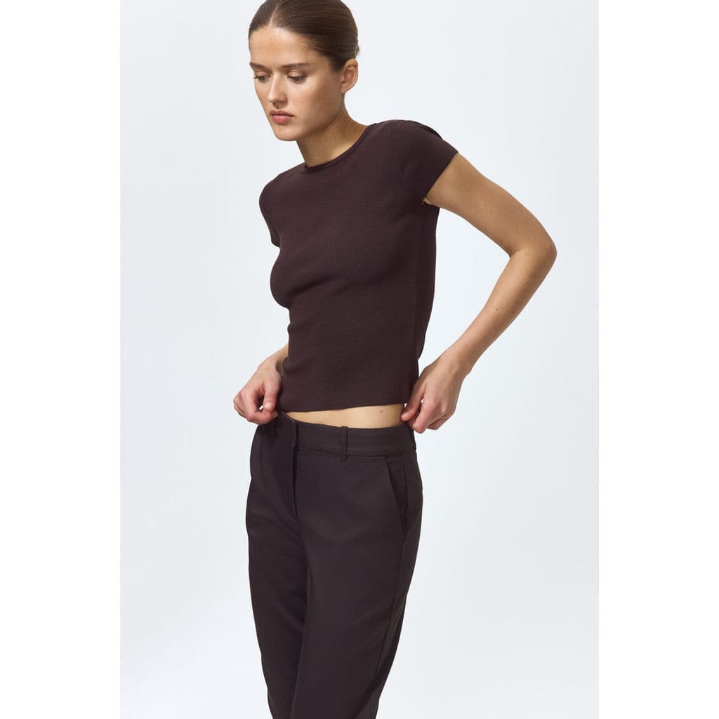 H&M กางเกงทรงซิการ์เรต Women Cigarette trousers 1295947_2 รูปที่ 1